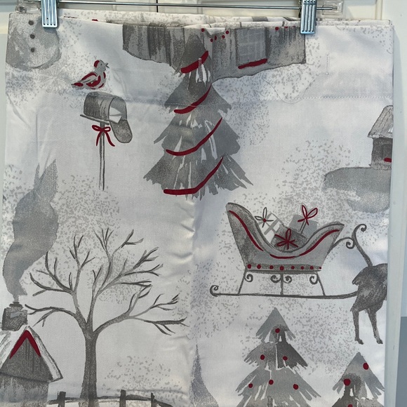 Christmas - Martha Stewart Shower Curtain New - Picture 4 of 6